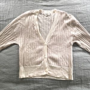 Rag and Bone Pale Pink Wool Cardigan